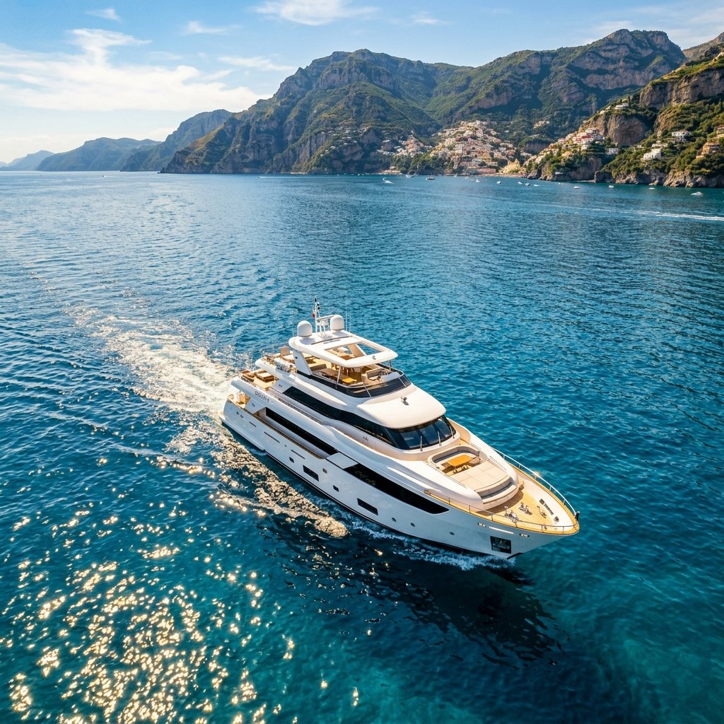 Yacht nel Mediterraneo